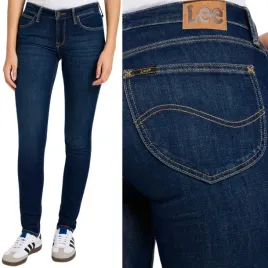 lee-scarlett-solid-blue-granatowe-damskie-spodnie-jeansowe-rurki-w26-l31
