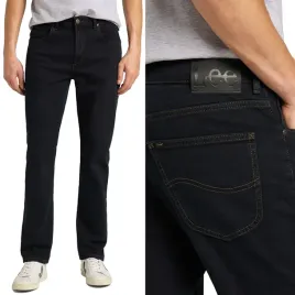 lee-brooklyn-straight-blue-black-proste-ciemne-spodnie-jeansowe-w46-l32