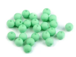 kule-plastikowe-matowe-zielony-pastel-8mm-20szt