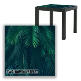 blat-szklany-ikea-lack-zielone-liscie-z-twoim-napisem-55x55cm-073b