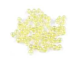 koraliki-plastik-teczowe-zolte-6mm-30szt