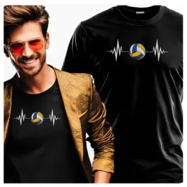 koszulka-meska-z-nadrukiem-siatkowka-heartbeat-puls-linia-zycia-gra-sport
