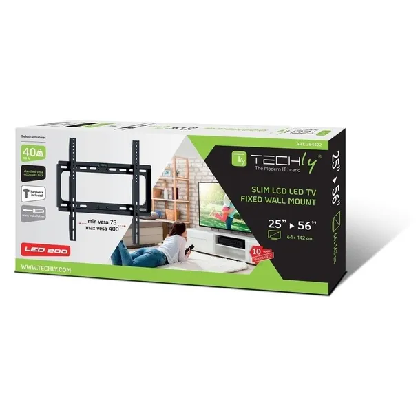 uchwyt-scienny-lcd-led-techly-25-56-40kg-slim-21mm
