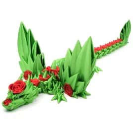 rozany-smok-ze-skrzydlami-przegubowy-smok-cinderwing3d-rose-dragon-winged