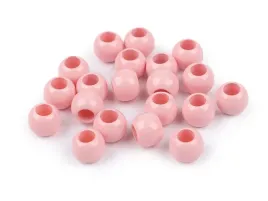 koraliki-plastik-duzy-otwor-pudrowy-roz-12mm-6szt