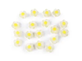 kwiaty-plastik-matowe-zolte-13mm-8szt