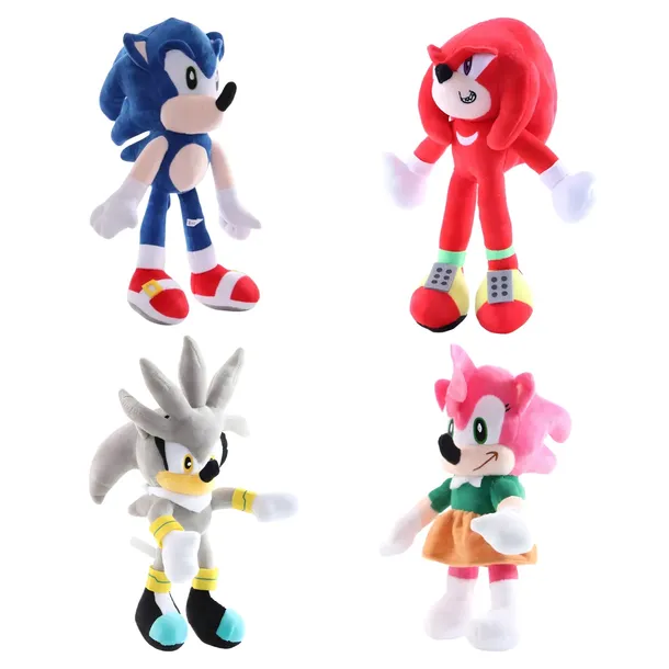 ZESTAW MASKOTEK 4W1 SONIC EXTRA KOLEKCJA PLUSZAKÓW PODUSZKA DLA DZIECI