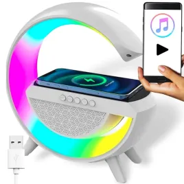 glosnik-lampka-nocna-led-gamingowa-rgb-ladowarka-indukcyjna-zegar-radio