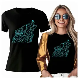 tshirt-wilk-linia-geometryczna-neon-kontur-dzikosc