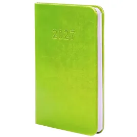 kalendarz-kieszonkowy-tygodniowy-a7-2027-premium-lux-144-strony-zielony