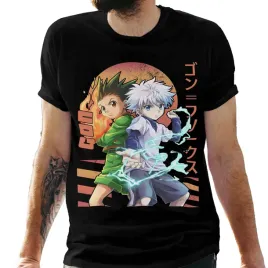 koszulka-meska-czarna-z-nadrukiem-anime-hunter-x-hunter-l