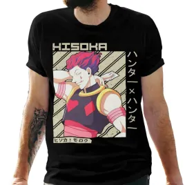 koszulka-meska-czarna-z-nadrukiem-anime-hunter-x-hunter-xl