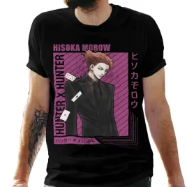 koszulka-meska-czarna-z-nadrukiem-anime-hunter-x-hunter-3xl