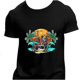 koszulka-meska-czarna-nadruk-skeleton-surfer-5xl