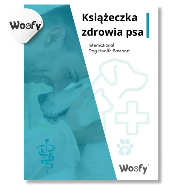 ORYGINALNA KSIĄŻECZKA KSIĄŻKA ZDROWIA DLA PSA PSÓW WOOFY WETERYNARYJNA