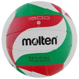 pilka-siatkowa-molten-bialo-czerwono-zielona-v5m1500
