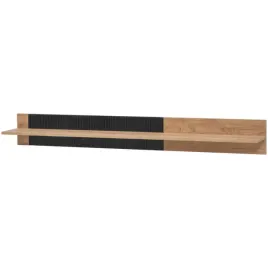 polka-wiszaca-aron-or-dab-ribbeck-czarny-ryflowany-or-160-cm