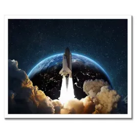 plakaty-w-ramie-50x40-start-rakiety-w-kosmos