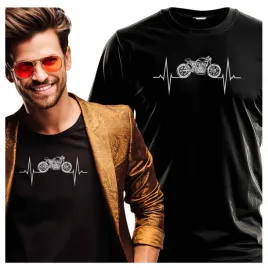 koszulka-meska-z-nadrukiem-motocykl-heartbeat-linia-zycia-ekg-pasja-jazdy