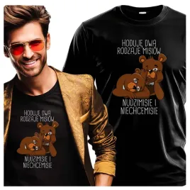 koszulka-meska-z-nadrukiem-hoduje-dwa-rodzaje-misiow-rodzic-dzieci-humor