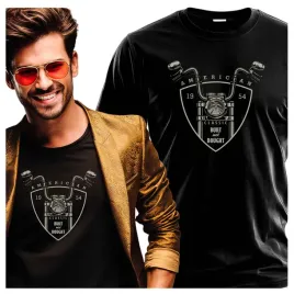 koszulka-meska-z-nadrukiem-motocykl-tarcza-kierownica-klasyczny-custom
