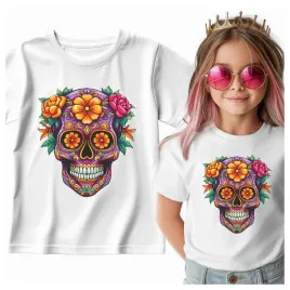 tshirt-kolorowa-czaszka-catrina-dzien-zmarlych-ozdobna