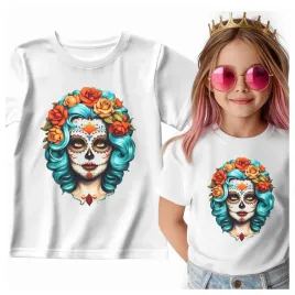 tshirt-catrina-makijaz-kobieta-meksykanska-czaszka-kwiaty