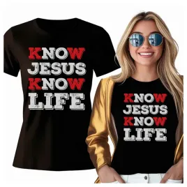 tshirt-know-jesus-know-life-chrzescijanska-religijna-wiara