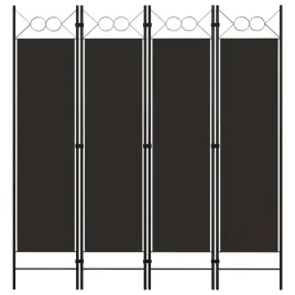 parawan-4-panelowy-brazowy-160-x-180-cm