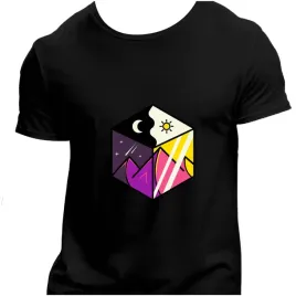 koszulka-meska-czarna-nadruk-kostka-pory-dnia-3xl
