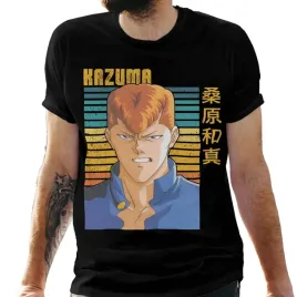 koszulka-meska-czarna-z-nadrukiem-anime-kazuma-3xl