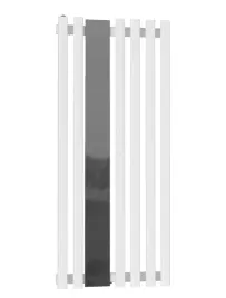 grzejnik-dekoracyjny-flower-mirror-160x60-bialy-mat-gladki-z-lustrem