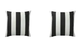ikea-slanhostmal-poszewka-czarny-bialy-wzor-w-paski-50x50-cm-komplet-x2