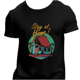 koszulka-meska-czarna-nadruk-stay-at-home-5xl