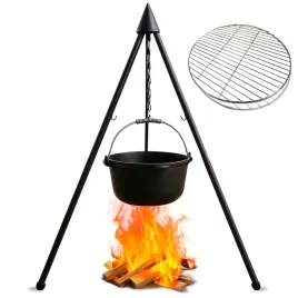kociolek-wegierski-wiszacy-zeliwny-9l-grill-ogniskowy-trojnog-skladany
