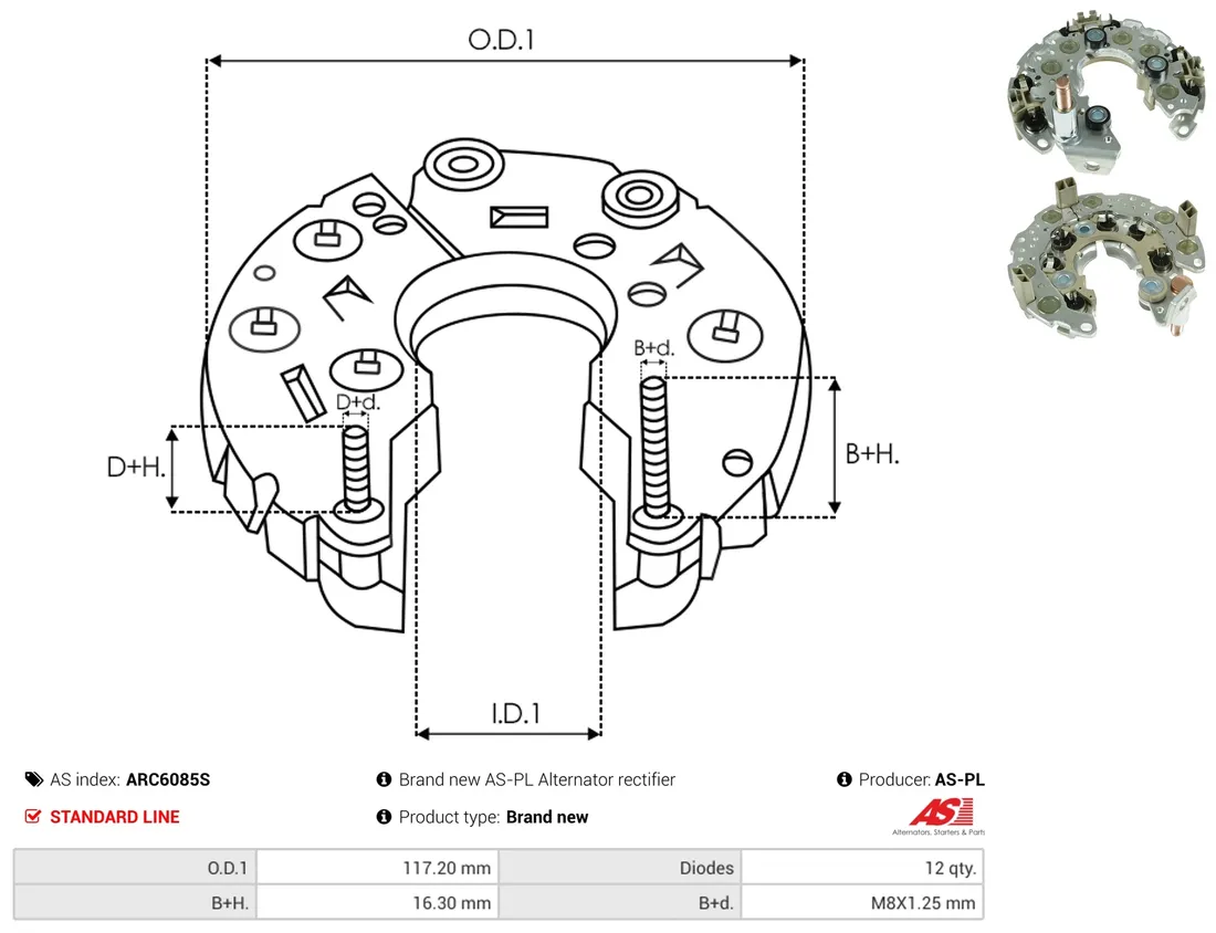 prostowniki-arc6085s-denso-as-pl-stan-nowy