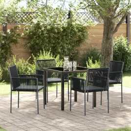 zestaw-3-czarny-rattan-pe-stal-tkanina-poliester-standardowy