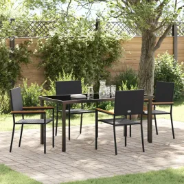 zestaw-do-jedzenia-w-ogrodzie-5-czesciowy-czarny-rattan