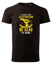 koszulka-dla-elektryka-good-electrician-spec-brazowy-m