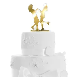 dekoracja-na-tort-topper-para-mloda-dwie-tanczace-panie-zloty-1