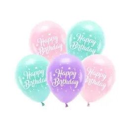 balony-eco-happy-birthday-rozowy-26cm-5szt