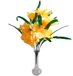 zonkil-bukiet-40-cm-12-kwiatow-z-dlugimi-listkami-zolto-pomaranczowy