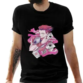 koszulka-meska-czarna-z-nadrukiem-anime-hunter-x-hunter-3xl