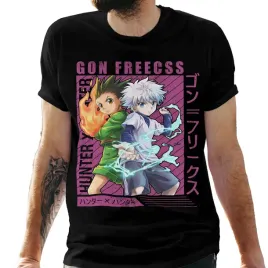 koszulka-meska-czarna-z-nadrukiem-anime-hunter-x-hunter-xl