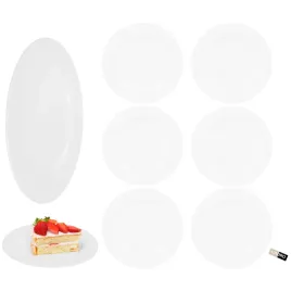 6x-talerz-deserowy-bialy-plytki-porcelana-tloczony-wzor-talerzyk-20-cm