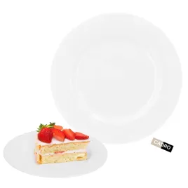 talerz-deserowy-bialy-plytki-porcelana-tloczony-wzor-okragly-talerzyk-20-cm