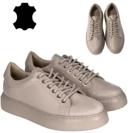 buty-chebello-36-polbuty-damskie-skorzane-sneakersy-ze-skory-bezowe-4362