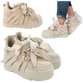 obuwie-damskie-chebello-36-modne-sneakersy-polbuty-sznurowane-skorzane-4559