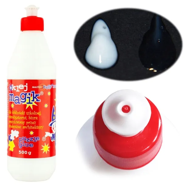 MAGIC BARDZO MOCNY KLEJ MAGIC SZKOLNY BUTELKA introligatorski 500 ml