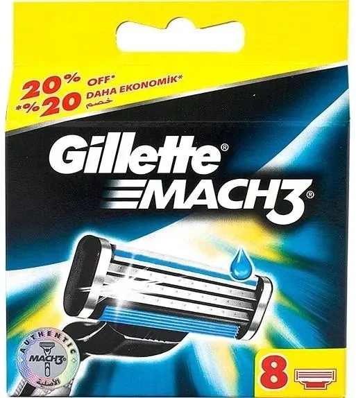 gillette-wklady-mach-3-8szt-rodzaj-oryginal